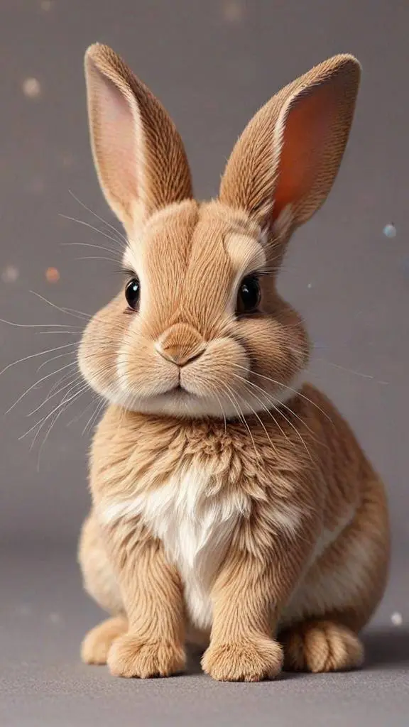 ai character: mythical bunny background