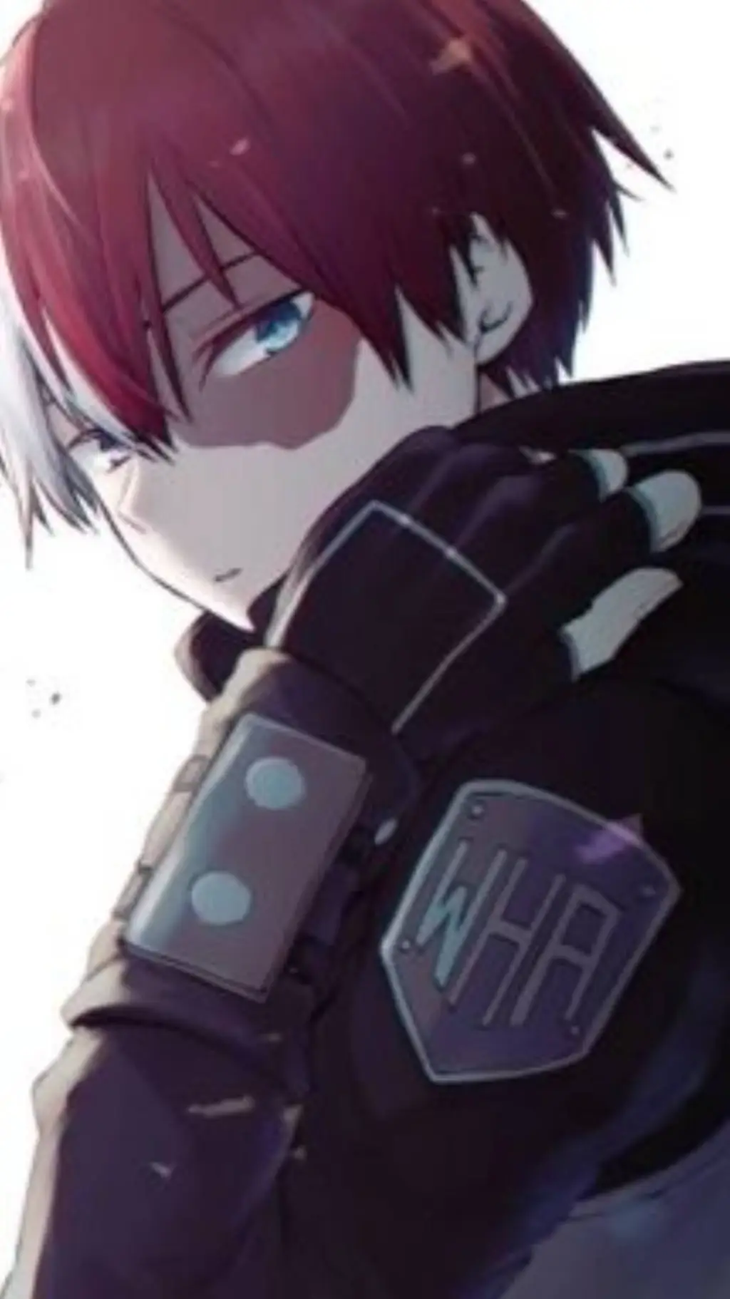 ai character: mha shoto🤍❤️ background