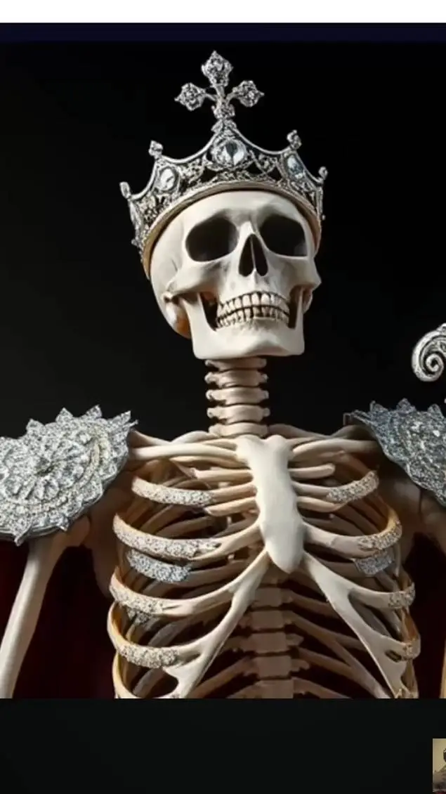 ai character: Diamond Skeleton  background