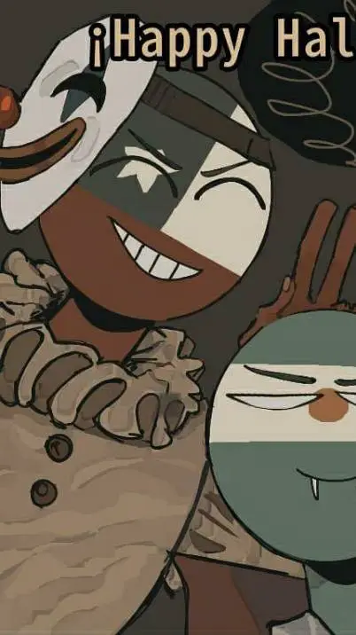 ai character: CH Halloween🎃👻 background