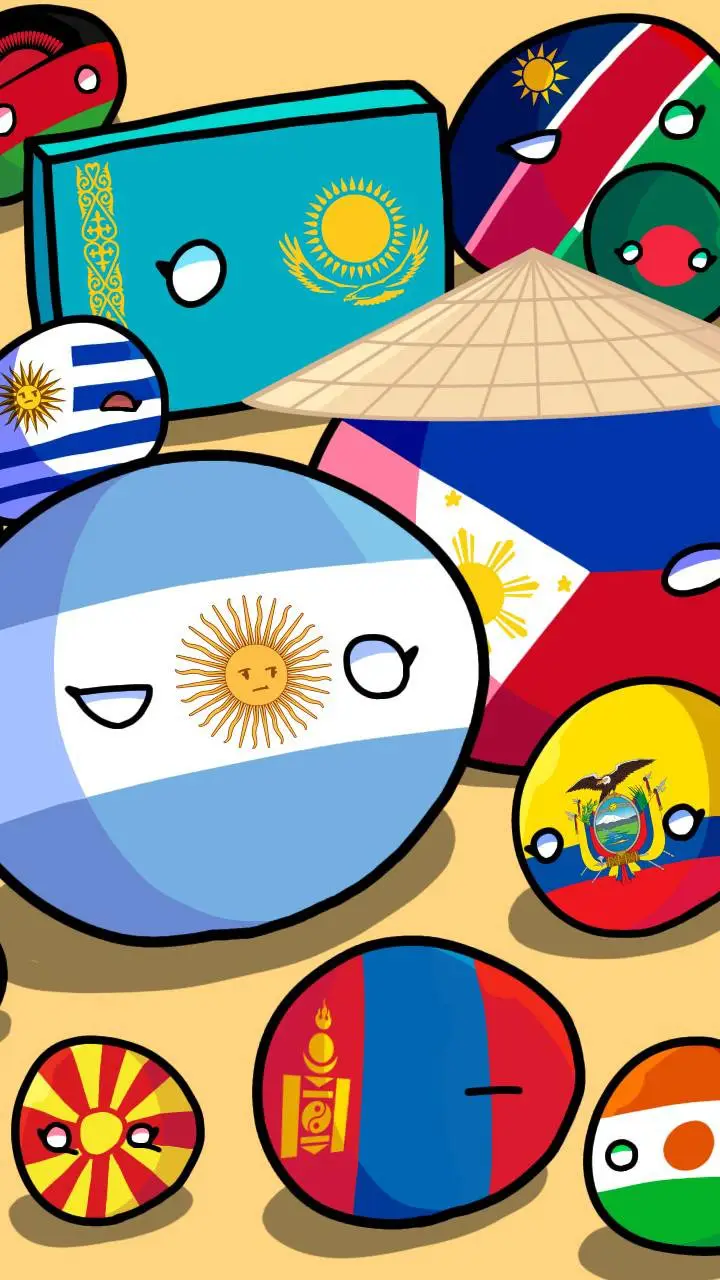 ai character: Countryballs 1 background