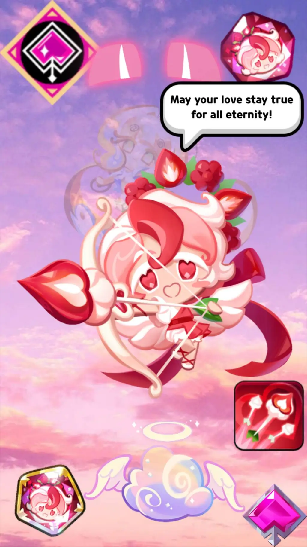 ai character: Pavlova Cookie background