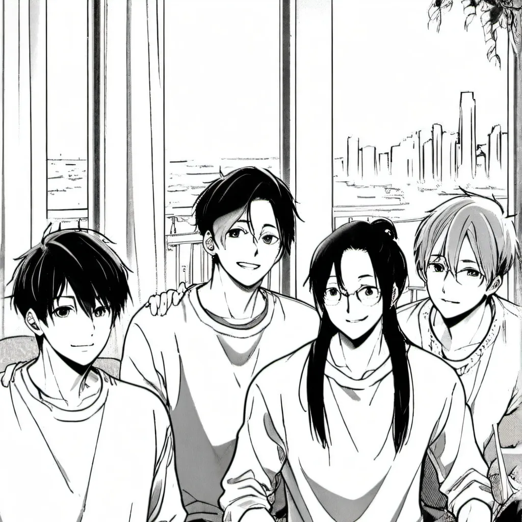 chat with ai character: my friend group!