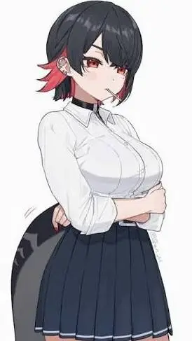 ai character: ellen Joe  background