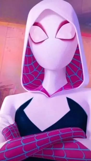 ai character: Gwen stacy(Mask) background