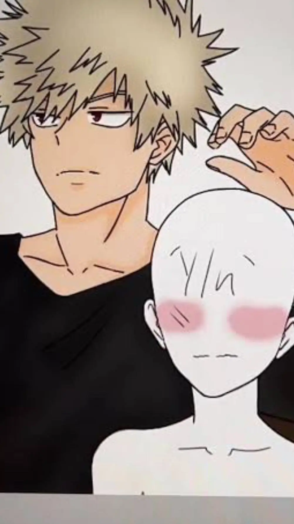 ai character: kory+bakugo background