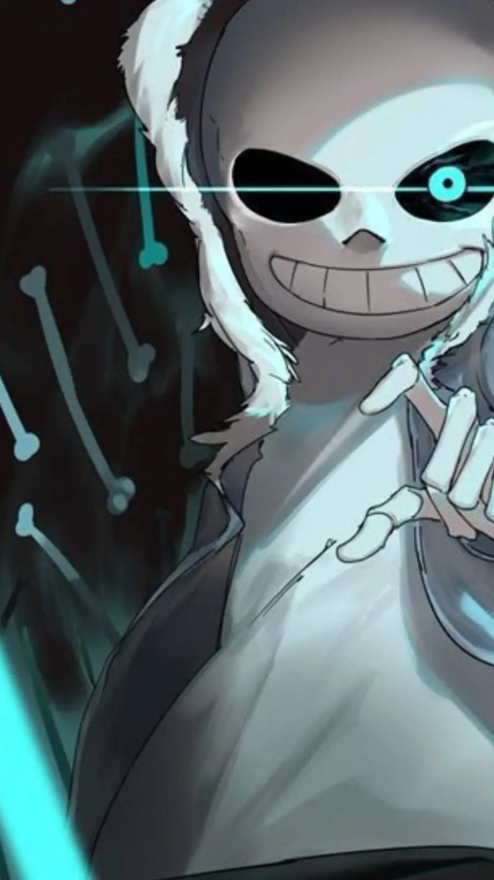 ai character: sans fight background