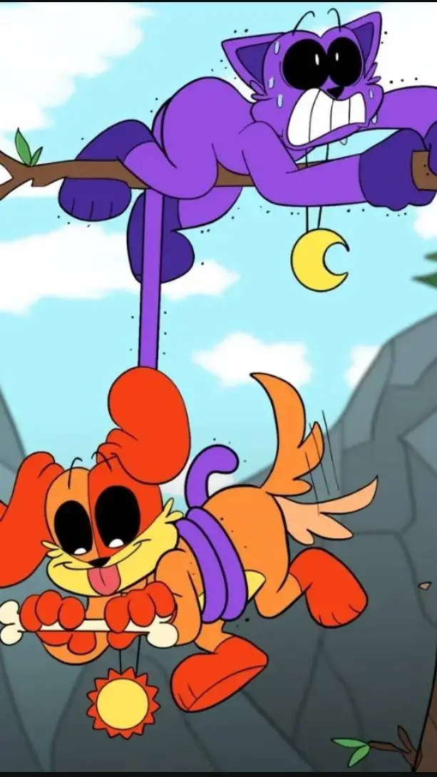 ai character: catnap x dogday  background