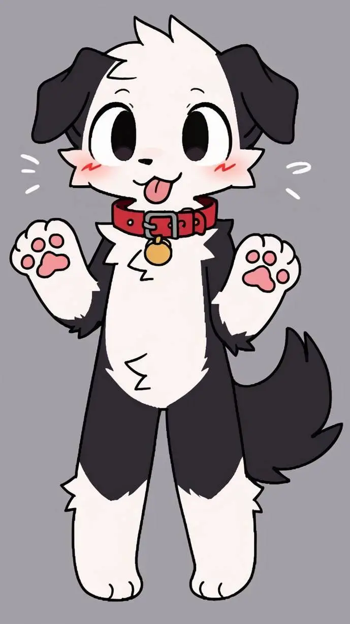 ai character: monchi ❤️ background