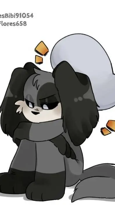 ai character: dogchop ◼️ background