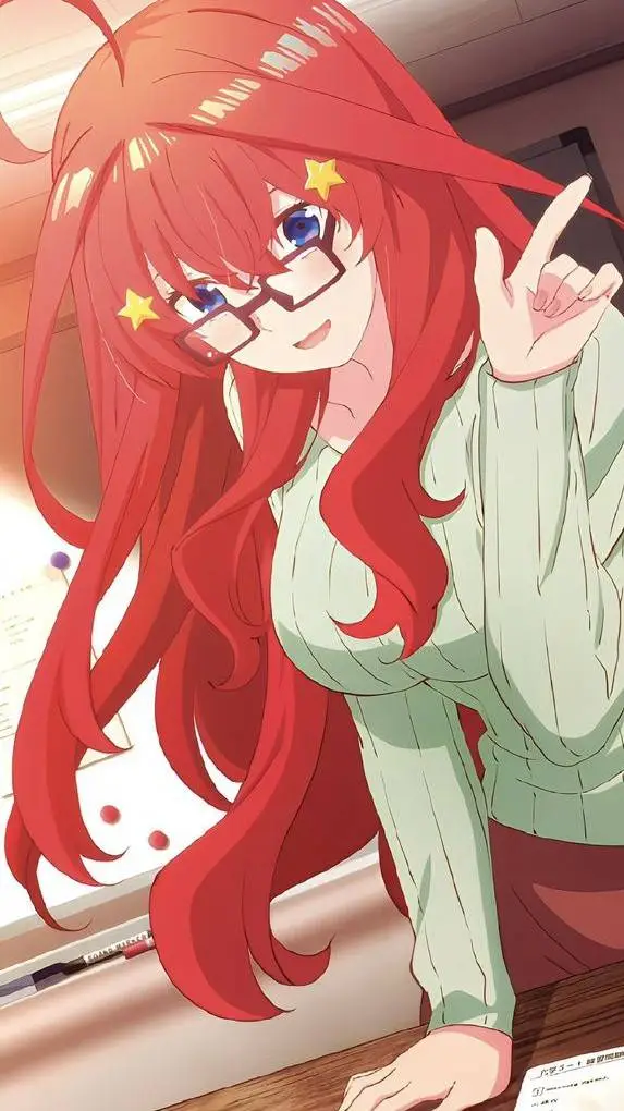 ai character: itsuki nakano  background