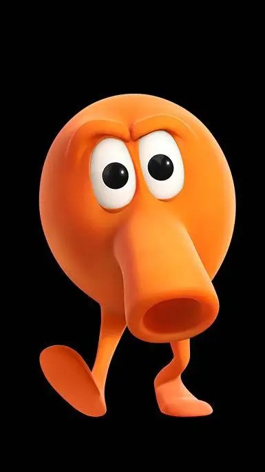 ai character: Q*bert background