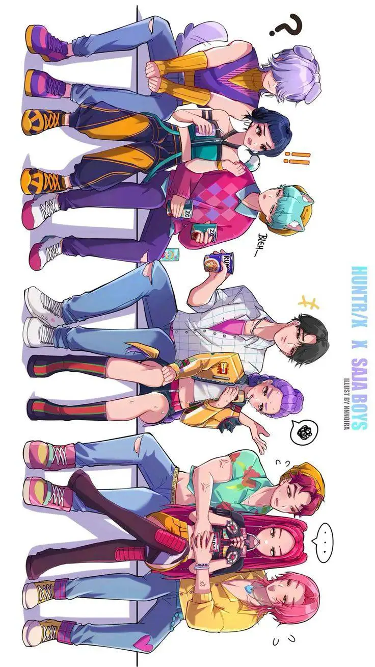 ai character: KPOP DEMON HUNTERS background