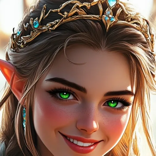 chat with ai character: Princess Elara💜🩵❤️
