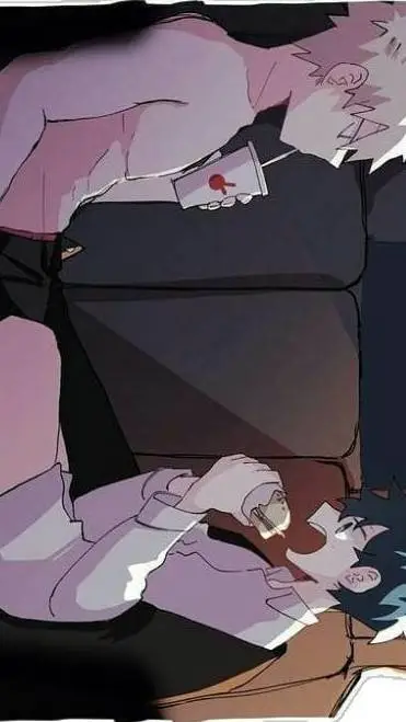 ai character: bakugo MCDonalds background