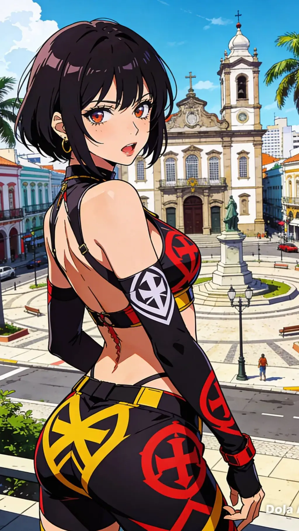 ai character: Gaby jin ying background