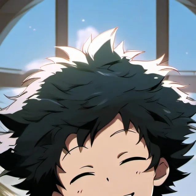 chat with ai character: yoga with deku