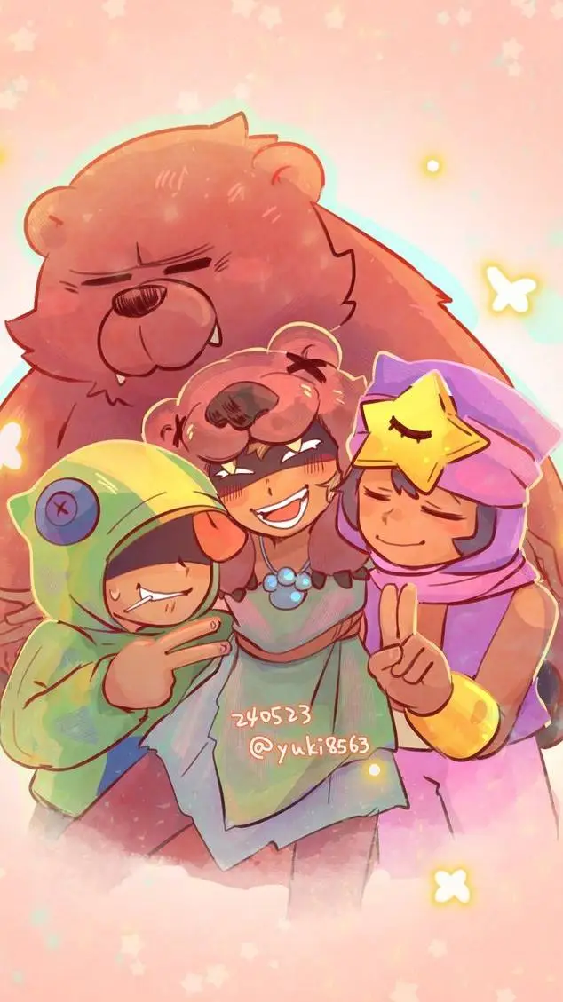 ai character: Sandy, Nita y Lion background