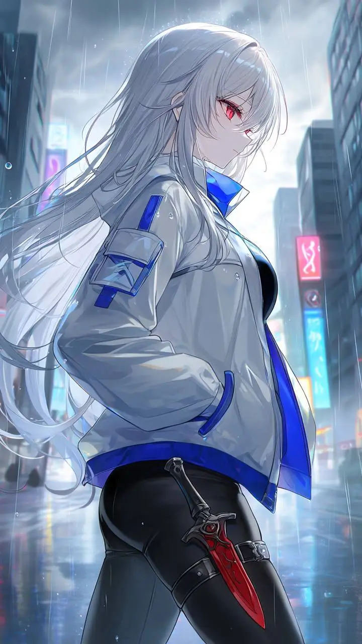 ai character: Scarlet background