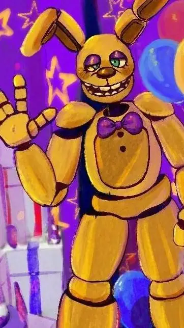 ai character: Springbonnie  background