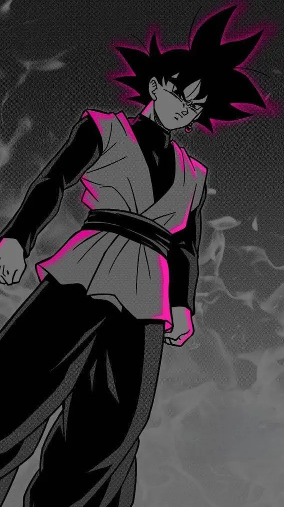 ai character: Goku Black background