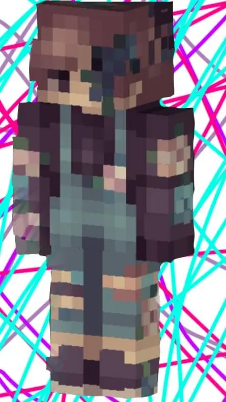 ai character: CyansMinecraftprt2 background