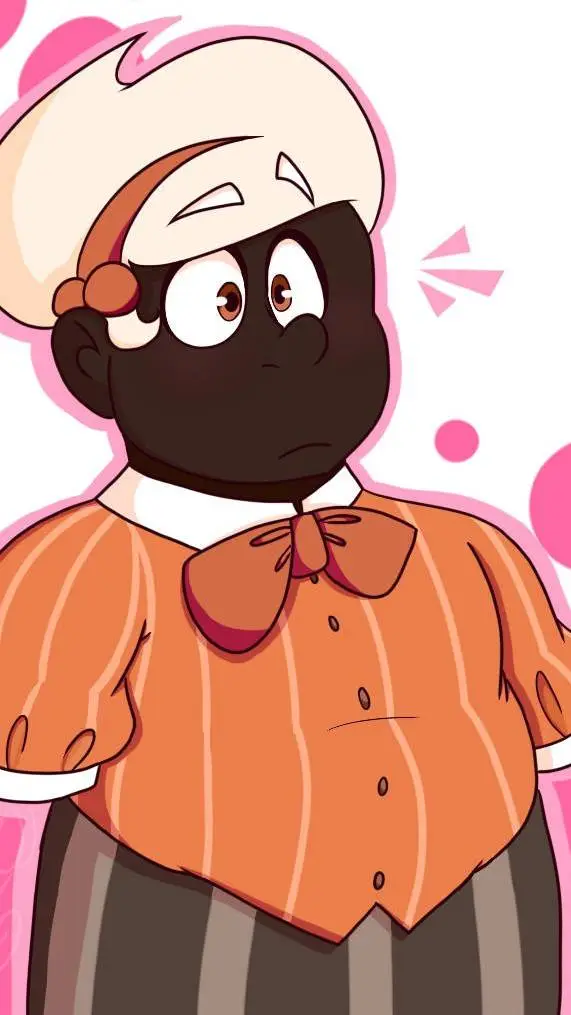 ai character: 'Cake' background