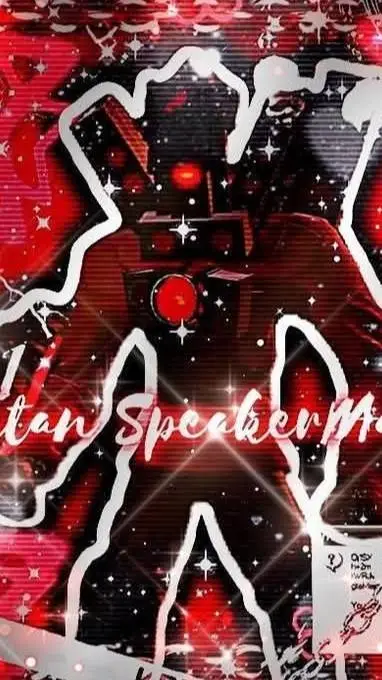 ai character: titan speakerman  background