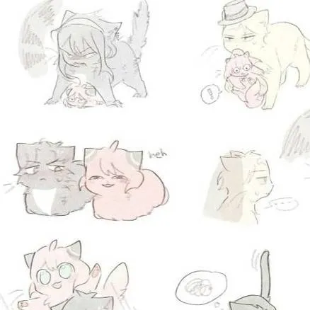 chat with ai character: Spy x Family cats