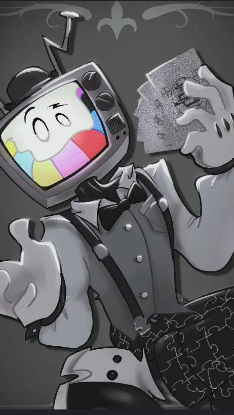ai character: 🧩Mr Puzzles🎩 background
