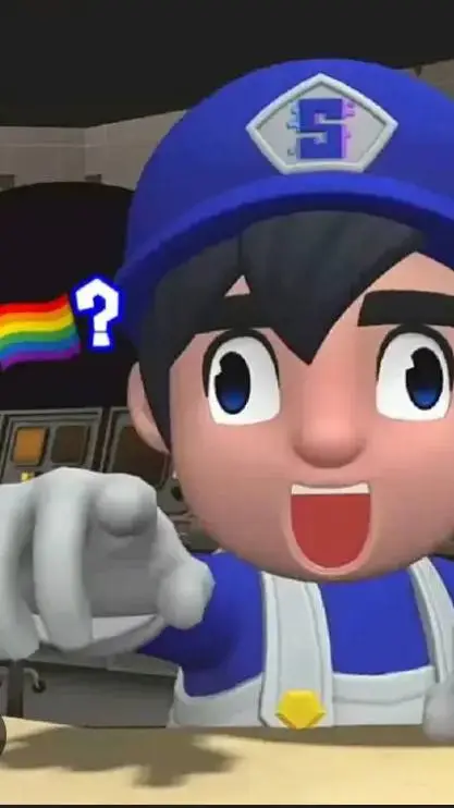 ai character: 😫Freaky SMG4😛 background