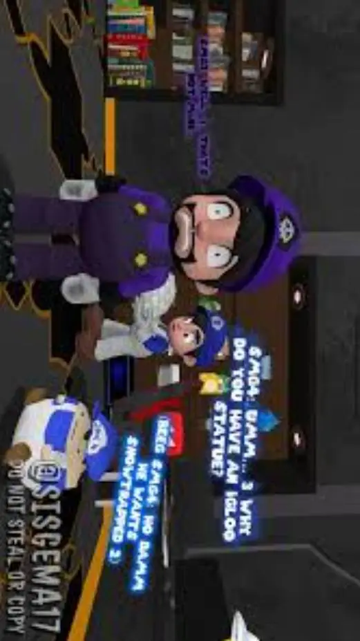 ai character: Smg4😝😛 background