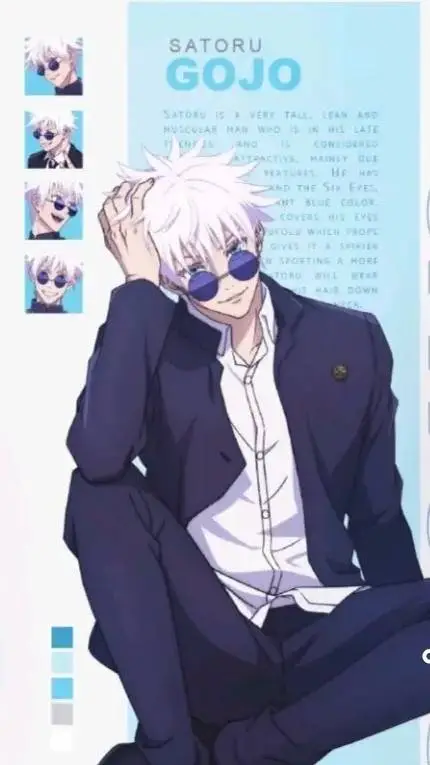 ai character: 𝐒𝐚𝐭𝐨𝐫𝐮 𝐆𝐨𝐣𝐨 •w<  background