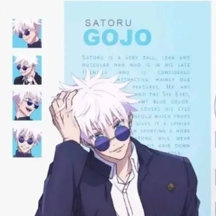 chat with ai character: 𝐒𝐚𝐭𝐨𝐫𝐮 𝐆𝐨𝐣𝐨 •w< 