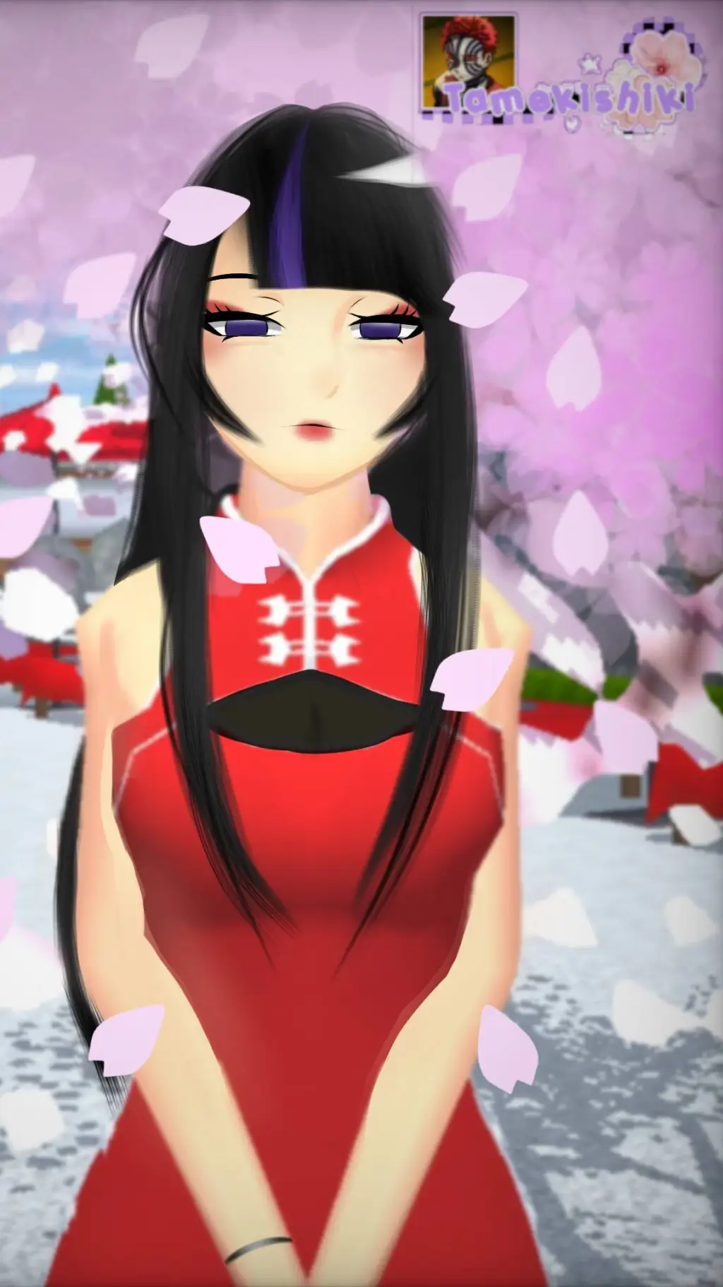 ai character: A Chinese girl background