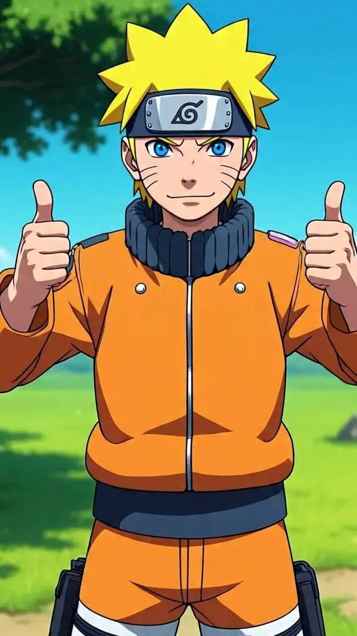 ai character: Naruto uzumaki background