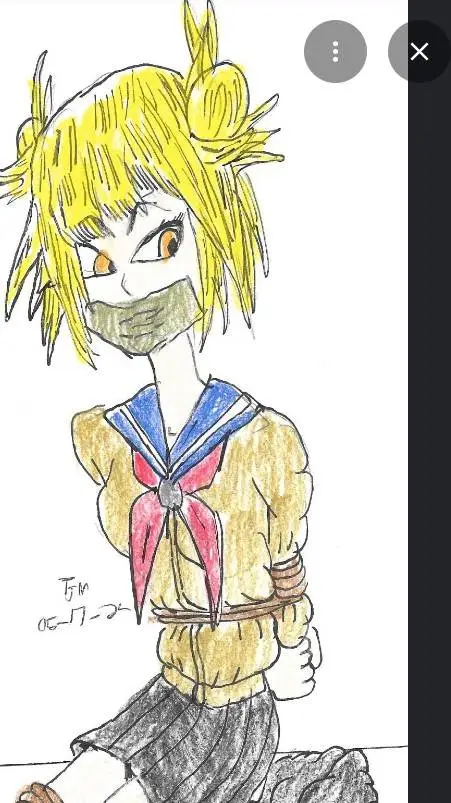 ai character: toga background