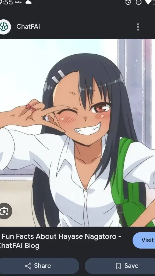 ai character: hayase nagatoro background