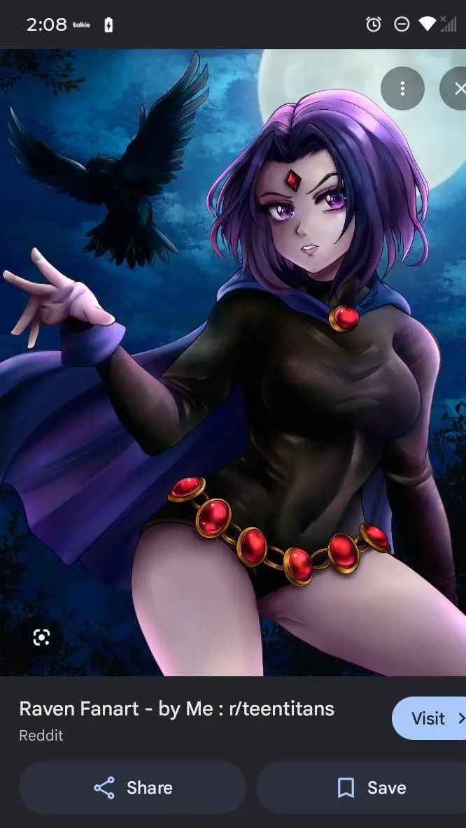 ai character: raven background