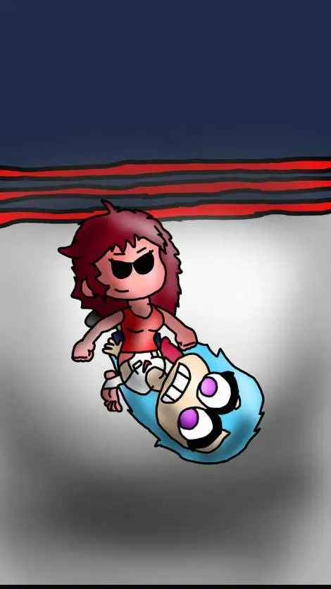 ai character: girlfriend vs sky background