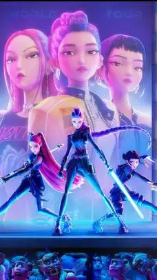 ai character: K-pop Demon Hunter background