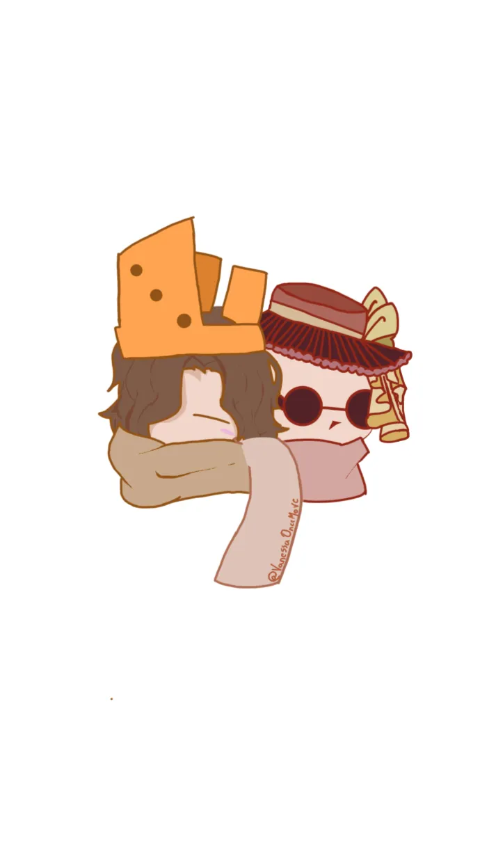 ai character: The Twins 🧨❤️ background