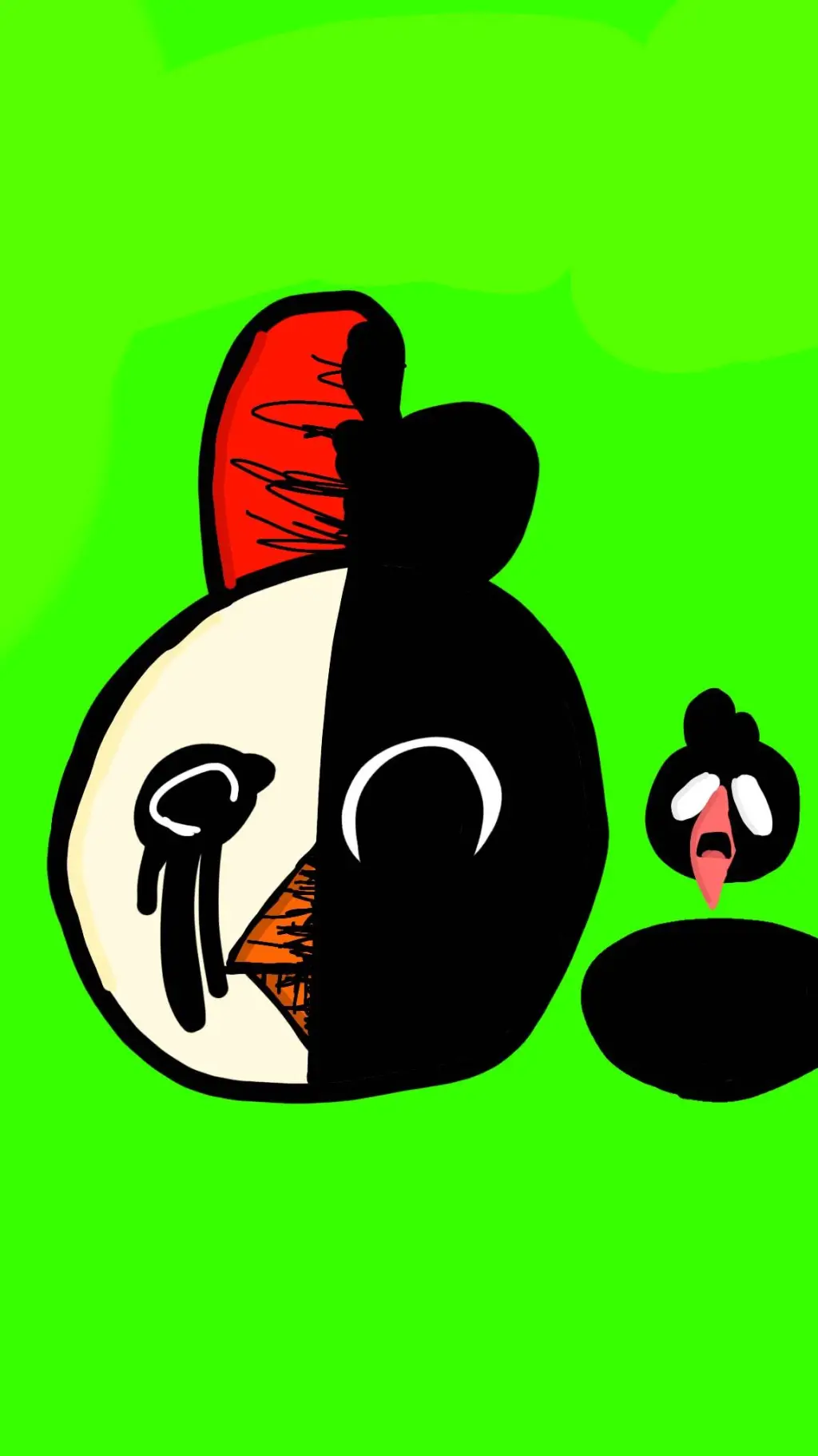 ai character: Chicken entity background