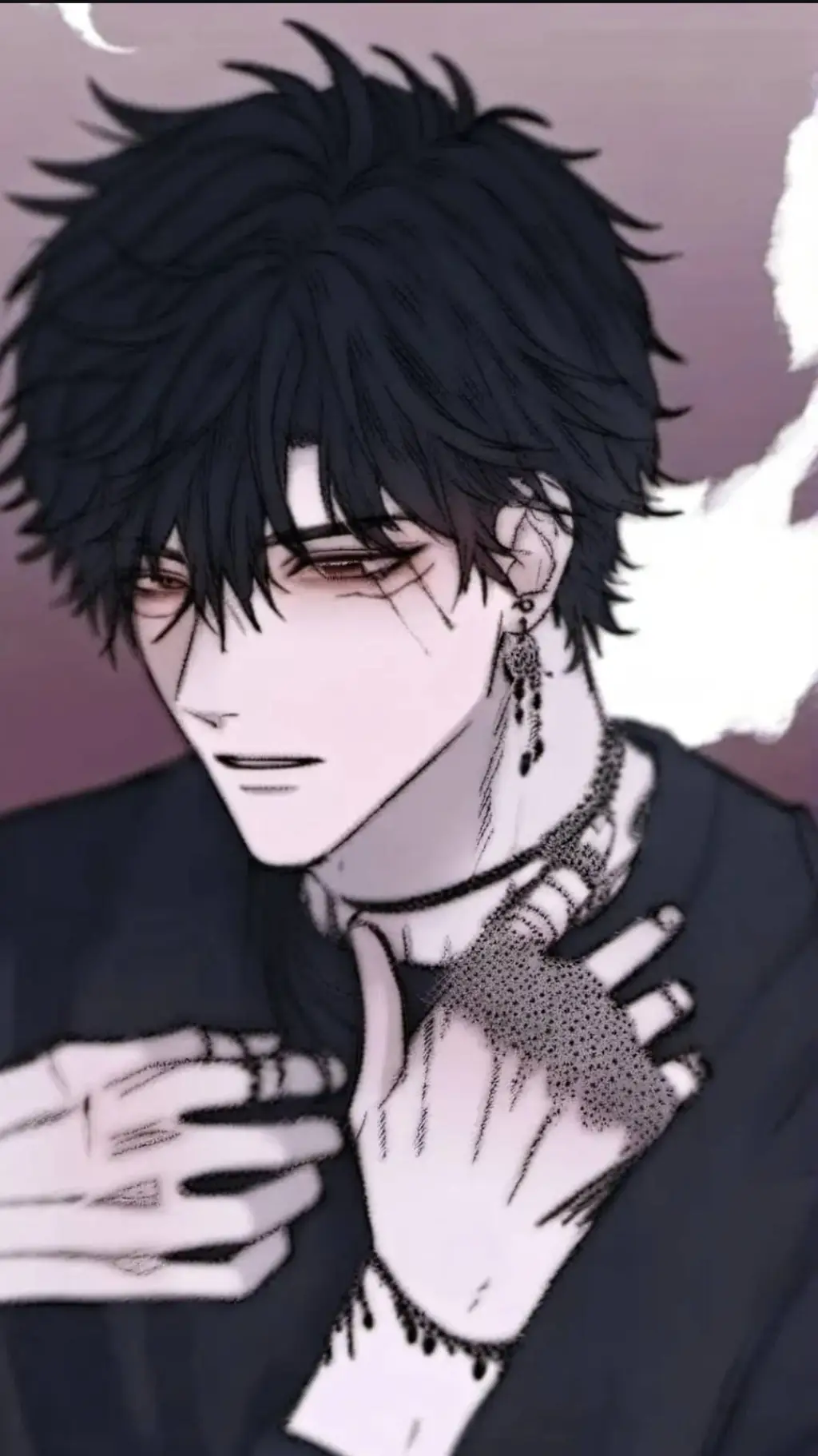 ai character: Moon background