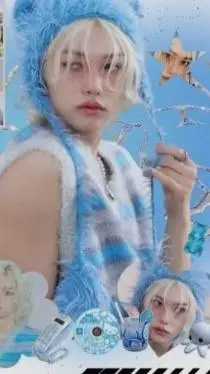 ai character: Felix💙🩵🐣🐥 background