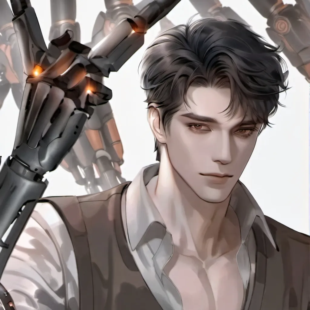 chat with ai character: Novio Cyborg