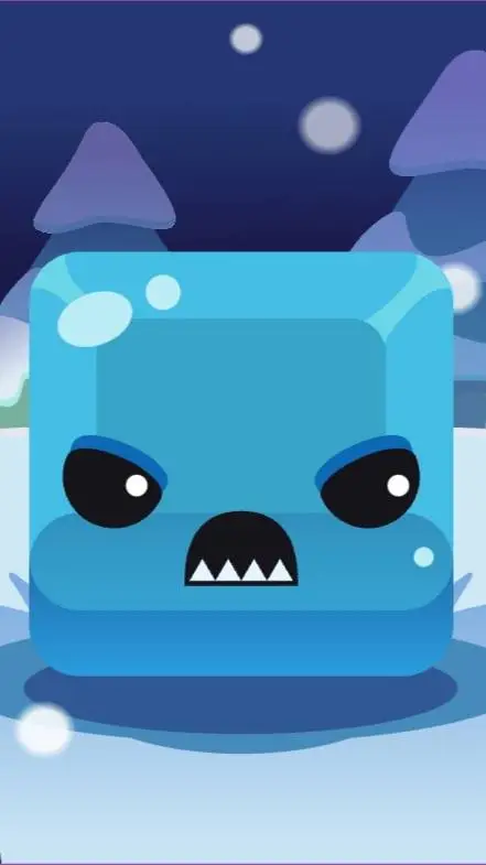 ai character: Ice Slime background