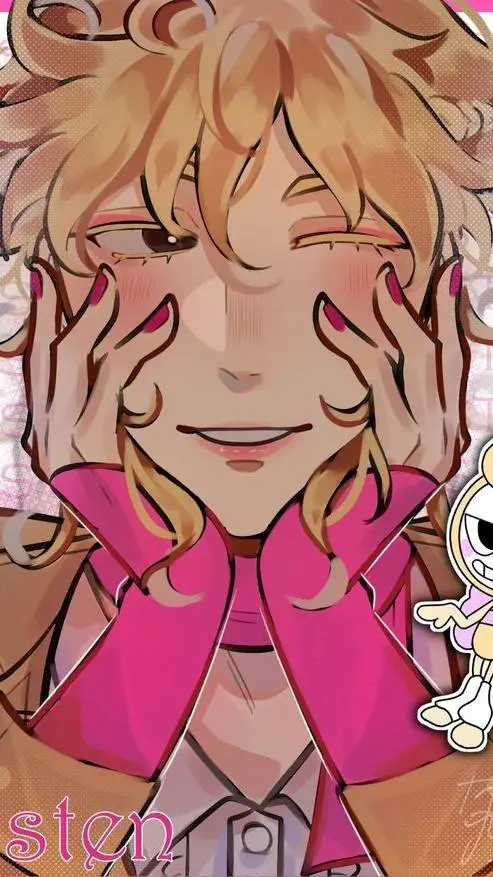 ai character: glisten background