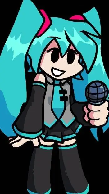 ai character: miku background