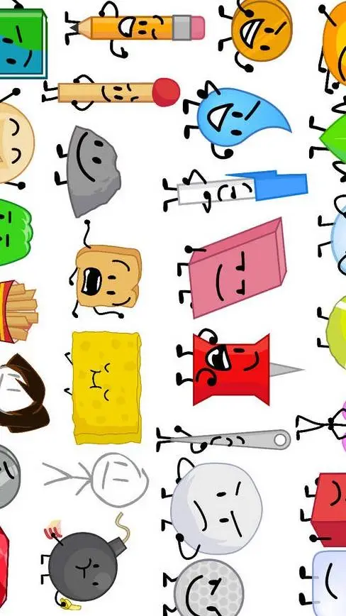 ai character: bfdi background